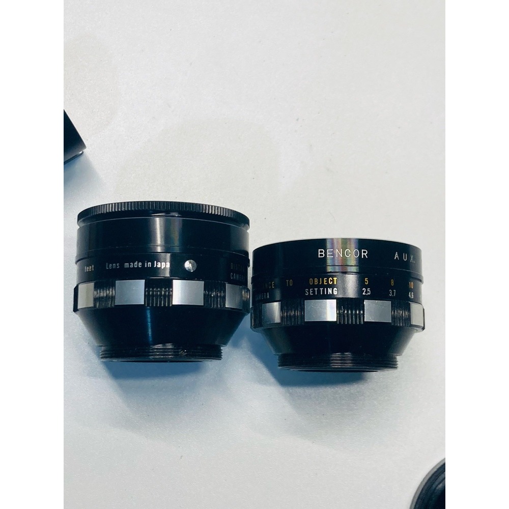 Bencor Case, Lens Auxiliary Wide Angle Lens and Telephoto Lens MADE IN JAPAN - Picture 10 of 14